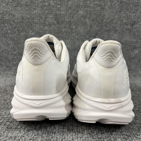 Hoka One One Shoes Womens Size 11 White Clifton 9 Wide Running Sneakers - Picture 4 of 9